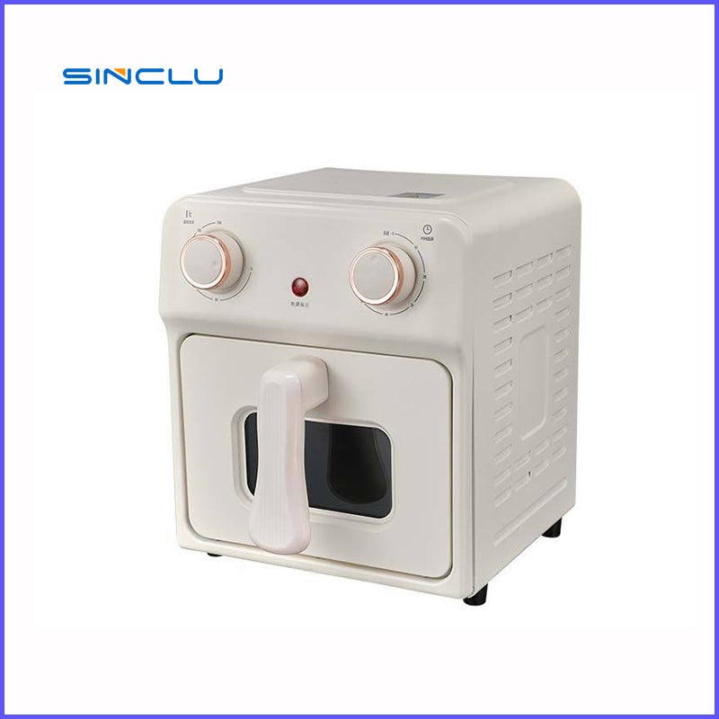 SINCLU 6L Air Fryer Family Size, Mechanical Control Presets, French Fries, Chicken, Meat, Fish, Nonstick Dishwasher-Safe Parts, Automatic Shutoff Model S-668