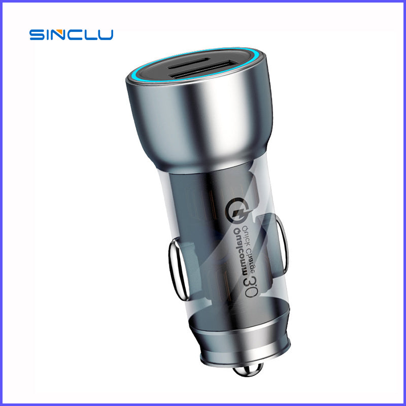 PD charger USB-C Fast Charger Type C Type A Mobile Phone Car Charger SINCLU SCL-UC26 For Diverse Mobile Phone