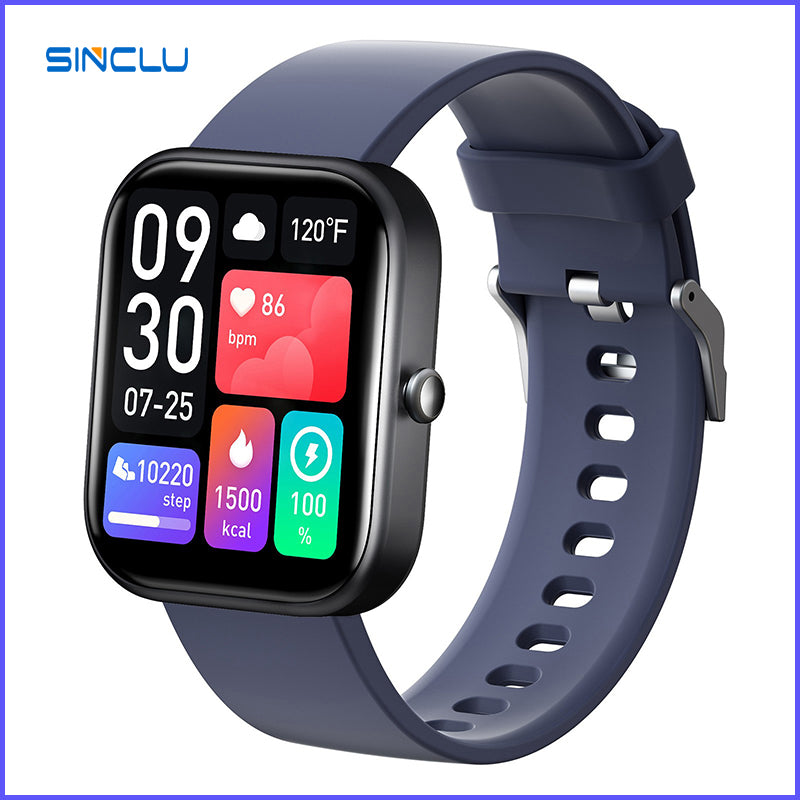 SINCLU SCL-GTS5 IP68 Waterproof Smart Watch for Men Women,Fitness Watch Heart Rate Monitor,Pedometer,Sleep Monitor,Compatible Android&iPhone system