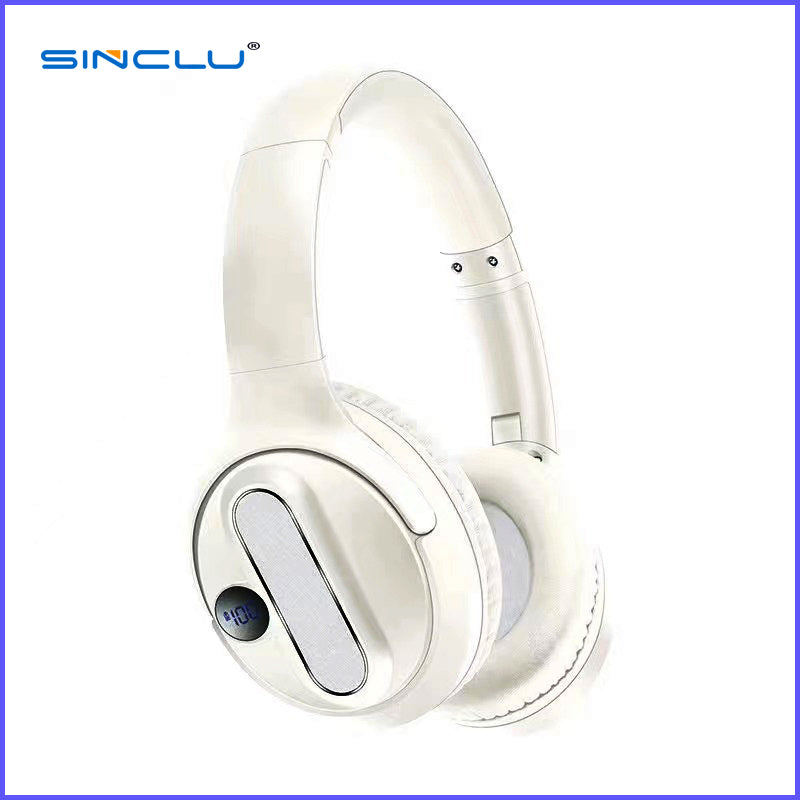 The latest style SINCLU SCL-MS65 with subwoofer headset bluetooth headset with power display fashion popular style