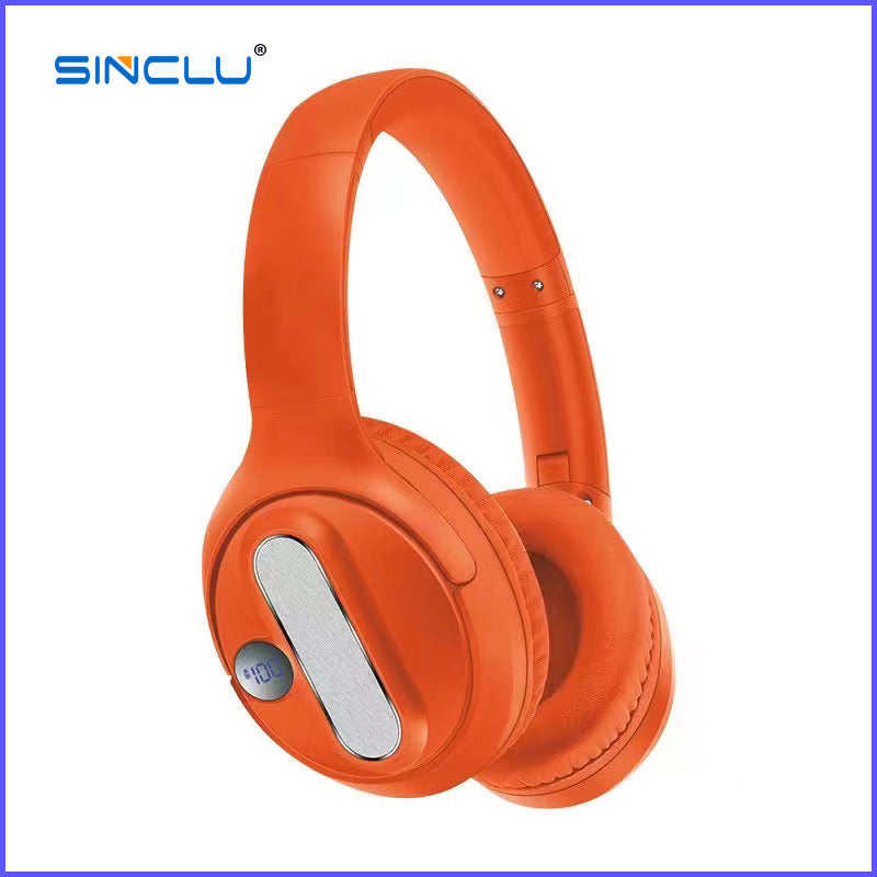 The latest style SINCLU SCL-MS65 with subwoofer headset bluetooth headset with power display fashion popular style