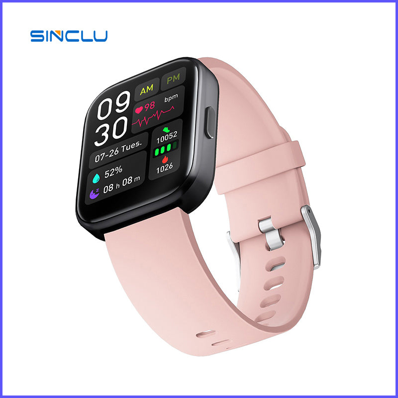 SINCLU SCL-GTS4 IP68 Waterproof Smart Watch for Men Women,Fitness Watch Heart Rate Monitor,Pedometer,Sleep Monitor,Compatible Android&iPhone system