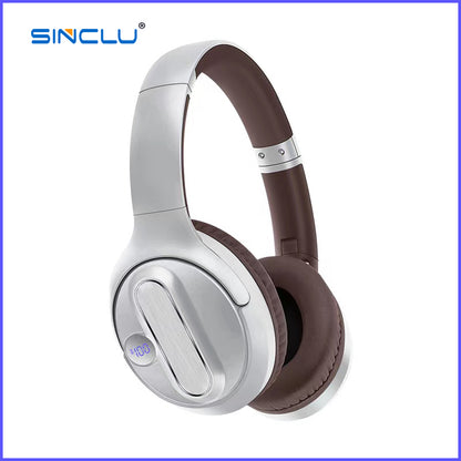 The latest style SINCLU SCL-MS65 with subwoofer headset bluetooth headset with power display fashion popular style