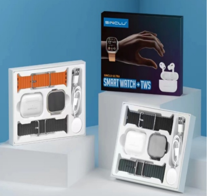 SINCLU Watch9 Ultra IP68 Waterproof Smart Watch Combination Set for Men Women,Fitness Watch Heart Rate Monitor,Pedometer,Sleep Monitor,Compatible Android&iPhone system