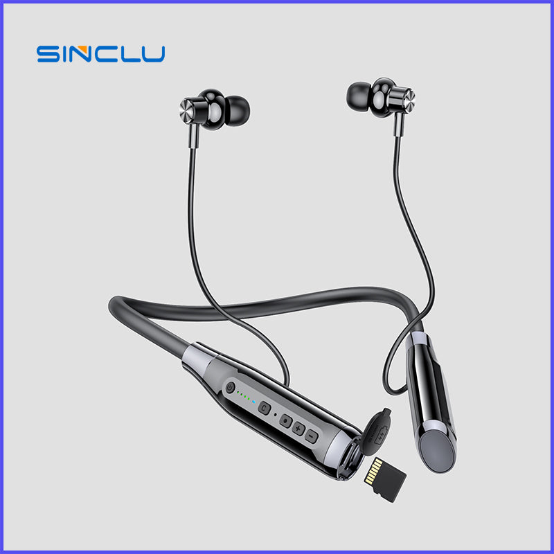 SINCLU SCL-A12 Magnetic Earphones Neckband Bluetooth Headphones Built-in Speakers Wireless Bluetooth Headset Hands-Free Music & Calls