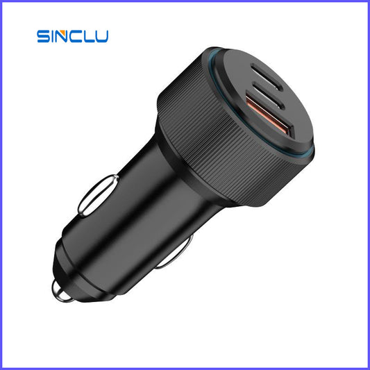 PD charger USB-C Fast Charger 66W Type C Type A Mobile Phone Car Charger SINCLU SCL-UC41 For Diverse Mobile Phone