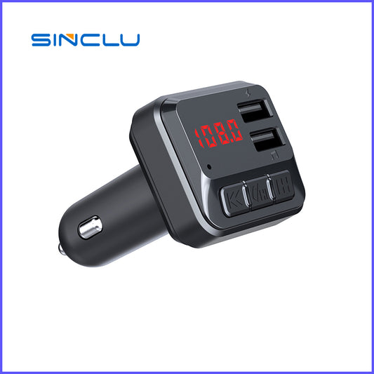 SINCLU SCL-C6 FM Transmitter Car Bluetooth MP3 Player Car Kit LCD Dual USB Car Phone Charger